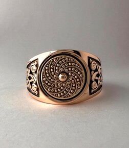 Перстень с крутящимся символом вечности. - изображение 1